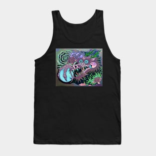 Neon Dragon With 4 Elements Variant 4 Tank Top